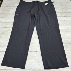Cherokee Scrub Pants Men 2XL(Short) Pewter Infinity CK200AS Cargo Stretch